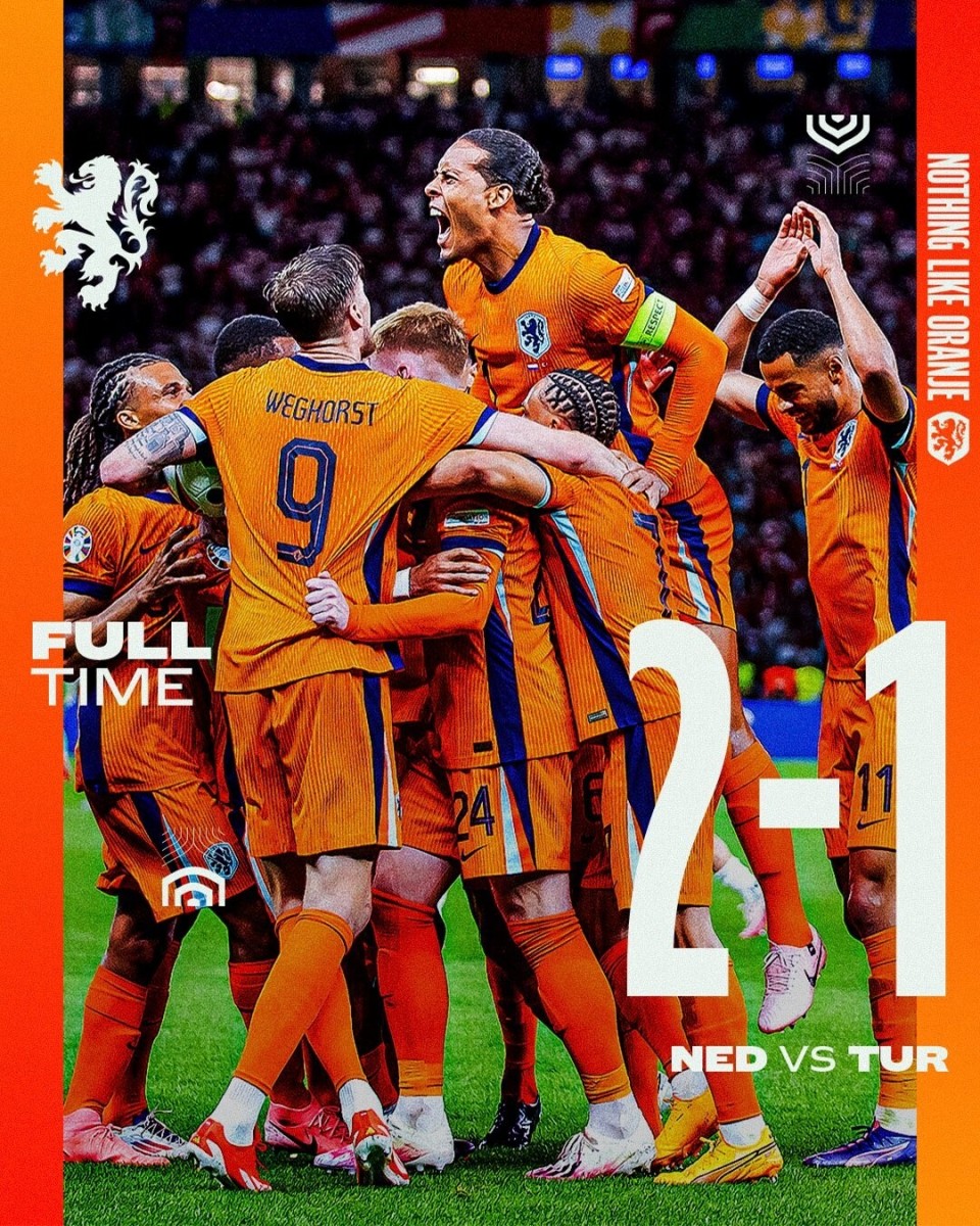 德国逆转荷兰，晋级欧锦赛半决赛